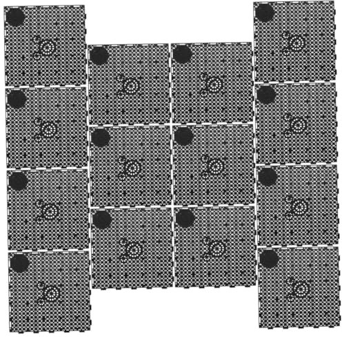 Kisangel 14pcs Aquarium Bottom Filter Plates Dividers Fish Tank Divider for Freshwater Aquariums