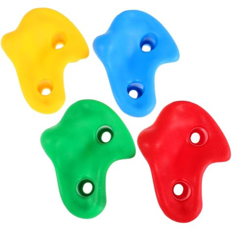 VANZACK 4stücke Teiliges Klettersteine Junge Mädchen Bunte Klettergriffe Aus Strapazierfähigem Für Innen Und Außenwände Fördert Soziale Interaktion Und Körperliche Stärke