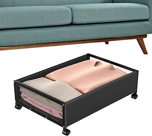 Contenitore sotto il letto con ruote, cassetto per scarpe e contenitori per vestiti, biancheria da letto, libri, asciugamani, massimizza lo spazio e mantieni la tua casa ordinata