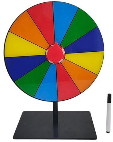 Dasbsug Disegna Roulette Ruota Cancellabile Riutilizzabile Fortunes Tavolo Premio Giradischi Facile Montaggio Roulette Party Girare Piatto
