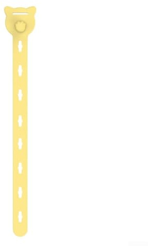 Zilimontt Bridas de silicona reutilizables – Paquete de 10 organizadores de cables multifuncionales para cables de carga de datos, cables de auriculares – Almacenamiento elástico ajustable de 25 cm