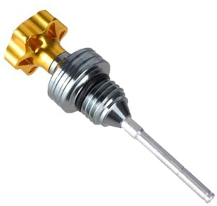 Oljemätstickor För GY6 För 110cc För 125cc Motorcykel Universal Motor Vevhus Oljemätsticka Påfyllningslock Oljenivåmätare För Skoter(YELLOW)