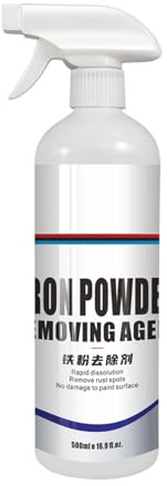 Detergente Antiruggine Per Auto E Veicoli | 500ml Agente Multifunzionale Leggero Per Veicoli - Spray Rimuovi Ruggine Per Carrozzeria E Cerchi - Per Ruote Manutenzione Garage Interno Esterno Ri