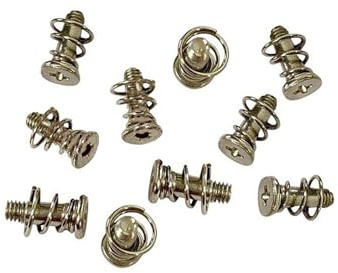 Fläktskruvar Silverfärgade PC-fläktgrafikkorts bakplansskruvar i flera storlekar, 10-pack(M2 x 12mm)