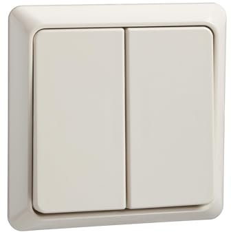Elso Serienschalter 5 10 A Schraubklemme KPL, perlweiß, 251500