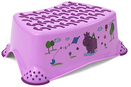 keeeper Hippo Tritthocker, Ab ca. 18 Monate bis ca. 10 Jahre, Anti-Rutsch-Funktion, Tomek, Lila