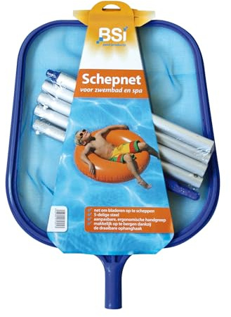 BSI - Epuisette - Spécial Surface - Démontable - Pour Oter Les Feuilles Et Insectes - Piscine - 140cm
