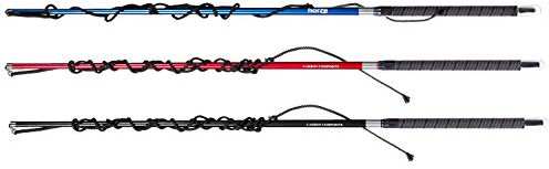 NETPROSHOP Teleskop Longiergerte Longierpeitsche aus Carbon Länge ohne Schlag ca 180 cm, Farbe:Schwarz