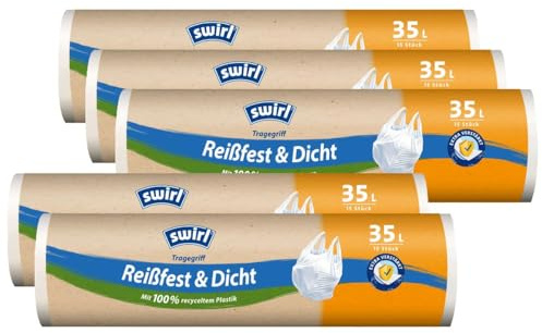 5x Swirl Tragegriff M??llbeutel 35L (15 stk./Rolle)