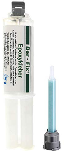 Ber-Fix 5 Min Kleber 25g – Schneller 2K Epoxidharz für Holz, Metall & Kunststoff – Inklusive Mischdüse