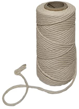 DIAH Do It At Home 100g Butchers Twine - Natural Cotton-Linen String for Meat Tying, Smoking & Trussing Poultry - Heat Resistant Cooking Cord for Roasting Ham & Beef - Food-Safe & Durable