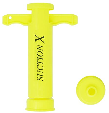 Richbond Suction-X Poison Remover /Patented Lock System Hands Free /Bug Bite Relief / Chemical Free Against Mosquito Bites/ Reusable Insect Bite Tool