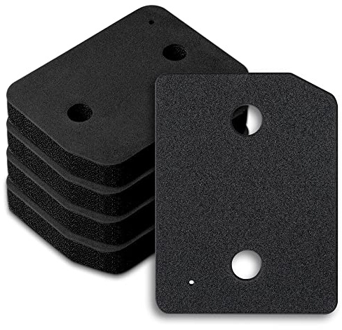 Plinth Filter Replacement for Miele T1 Dryer - 9164761 Heat Pump Tumble Dryer, Toe-Kick Lint Foam Filter Replacement for Miele T1 Dryer 5 Pack by JASCODE