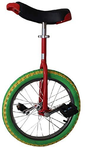 Einrad-Rad mit farbigen Reifen, ein leichtes Werkzeug für akrobatische Fahrräder, Balance-Einrad (Farbe: gelb, Größe: 45,7 cm) langlebig