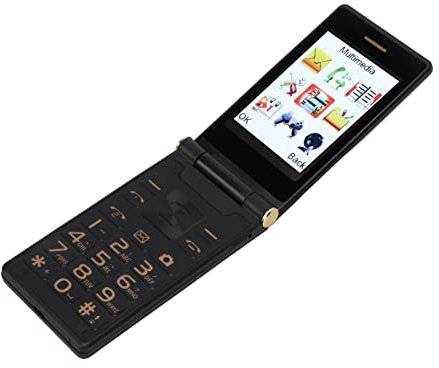 M3 1 Clamshell, Telefono a Conchiglia 5900mAh Dual SIM Anziani Alla Moda Telefoni a Conchiglia Appannati con Telefono Cellulare 2G di Grandi Dimensioni Standby Lungo a Portata di