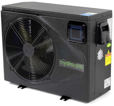 POOL Total Hydro-Pro Wärmepumpe P8/32 für Pools bis 20 m³ – Heizleistung bis zu 8,31 kW – Titan Wärmetauscher – Salzwasser geeignet – Ganzjahresmodell mit LCD-Display & Temperaturkontrolle