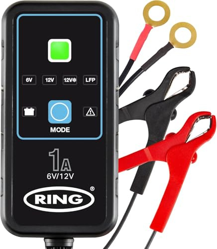 RING SMARTCHARGE 1A Car Charger & Maintainer, Ultra-Compact Design