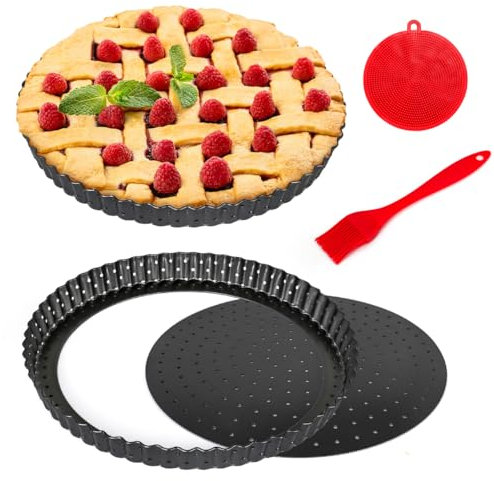 Gutsdoor Kuchen-, Tarte- und Quicheform, 27,9 cm, mit abnehmbarem Boden (24 cm)