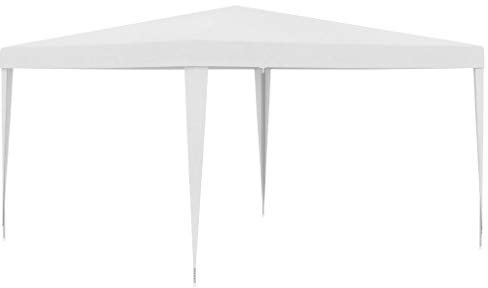Outdoor Patio Cantilever Garden Parasol Sunshade Canopy Tent 4x4m White