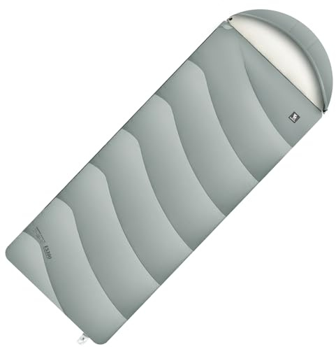 Qunature Sac de Couchage 4 Saisons 6-12°C Ultraléger pour Adultes Camping Hiver Résistant au Froid Portable Maison Personne Unique Couverture à Emboîtement