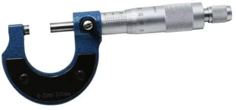 1 pz 0,01 mm 0-25 mm micrometro esterno micrometro dispositivo di misurazione calibri meccanici micrometro strumenti di precisione