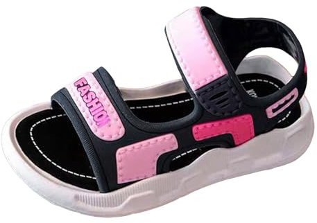 Generisch Sandals Boys Outdoor Trekking Sandals Wide Feet Children's Barefoot Sandals Trekking Barefoot Sandals Boys Breathable Summer Shoes Summer Shoes Boys EU 24-39, 9 Pink, 10 UK Child Normal