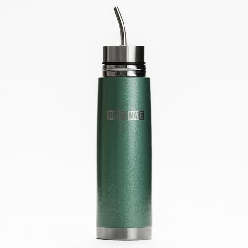 Goodmate Autocebante Yerba Mate Cup, Isolierflasche, 500 ml, Hammergrün