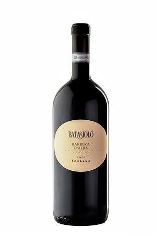Batasiolo BARBERA D'ALBA DOC SOVRANA, Bottiglia in formato Magnum, 1,5L, in pregiata confezione in legno