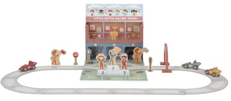 Little Dutch Rennbahn im Spielkoffer mit Zubehör