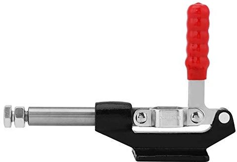 TOPINCN Compact 305E Toggle Clamp with Flange Base for Welding and Jigging - 42mm Plunger Stroke