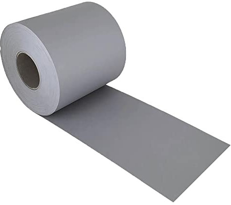 NOOR Strisce frangivista PP PRO per Recinzione a Doppia Asta, Rotolo di Protezione per recinzioni, Colore Grigio Chiaro, 0,19 x 35 m, opache, frangivista, 650 g/m², Prodotte in Germania