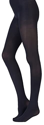 Pretty Polly Women's 60D 3D Premium Opaques Matt Fein 60 DEN 3 Tights, Black (Black Black), X-Large (Manufacturer Size:XL)