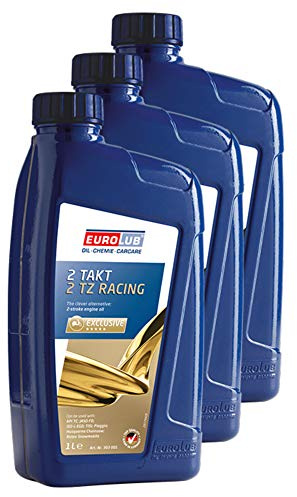 EUROLUB 3X Motoröl 2 Takt 2 Tz Racing Selbstmischend Gemischschmierung Getrenntschmierung Oil Motor Motoren Öl 1L