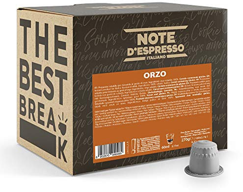 Note d'Espresso - Cebada - Cápsulas compatibles con Cafeteras NESPRESSO* - 100 caps