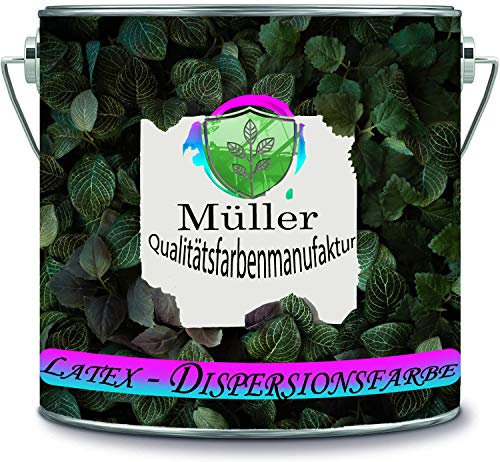 Müller - Pintura de látex para paredes (2 L, color azul gris)