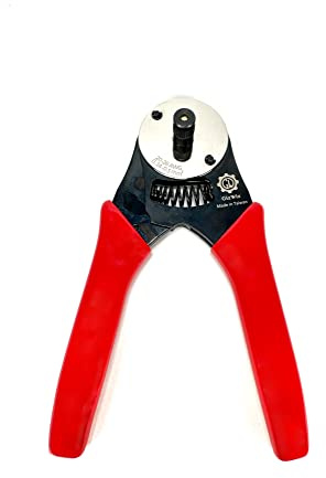 GIZWIZ DT Deutsch Geschlossener Zylinder D-Sub 4-Wege-Ratschen-Crimpzange AWG 20-26 DIN 0,5-0,14 mm² | AWG 20-26, DIN 0,5-0,14 mm²