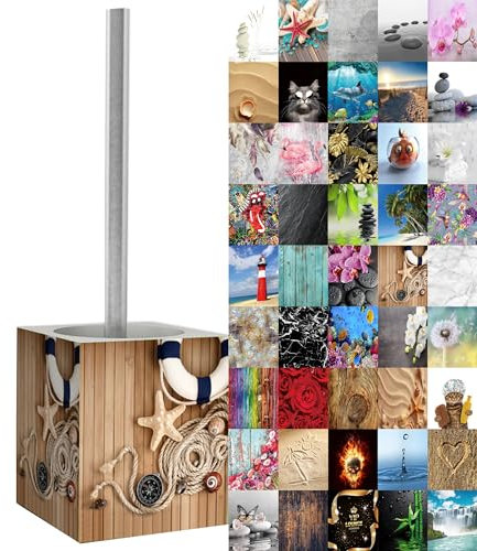 Sanilo WC Bürste, viele schöne Klobürsten zur Auswahl, hochwertige Qualität, Elegantes Design (Maritime)