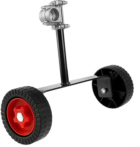 Roues universelles pour débroussailleuse, roues auxiliaires réglables, roues de débroussailleuse à cordes, pièces de rechange pour support électrique
