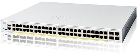 Cisco Commutateur Intelligent Cisco Catalyst 1200-48P-4G, 48 Ports GE, PoE, Ports SFP 4x1GE, Garantie limitée à Vie (C1200-48P-4G)
