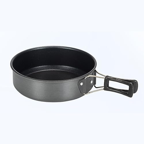 WHYATT Gavetta Campeggio, Set da Cucina da Campeggio, Kit di Pentole da Campeggio, Pentole Leggere Antiaderenti, per Picnic All'aperto (Size : 1.2L)