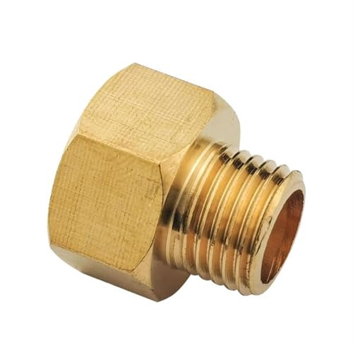 1PCS Male to Female Thread Brass Pipe Connectors Brass Coupler Adapter Threaded Fitting 1/8 1/4 3/8 1/2(3/8-3/8)