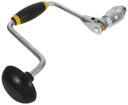 ABOOFAN Taladro Manual De Acero Multifuncional Con Manija Antideslizante Para Carpintería y Joyería Herramienta Dura y Cómoda Para Taladrar Madera y Paredes
