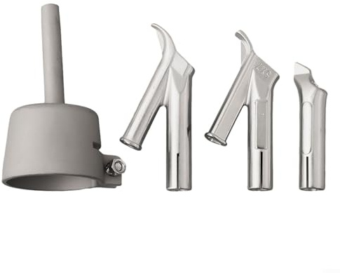 Heißluft-Schweißdüsen-Set aus PVC-Kunststoff, 5 mm, Schweißspitze, rund, dreieckig, Standard-Düsen-Set (35 mm), 4 Stück