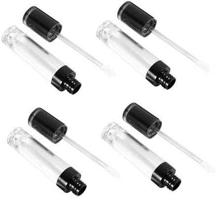 FOMIYES Empty Lip Gloss Tubes 4Pcs 8Ml Lightweight Plastic Lip Gloss Containers for Travel and Makeup Organization