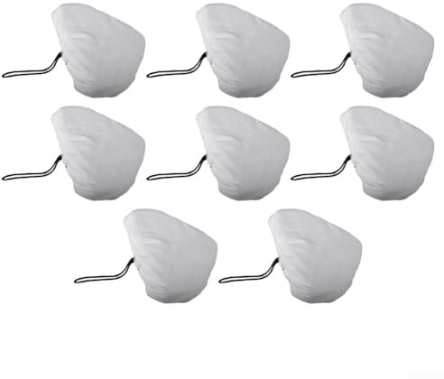 Confezione da 8 panni in microfibra compatibili con pulitori a vapore, pezzi di ricambio per Vax, Viled, Neo, Moolan e la maggior parte triangolari per scopa a vapore, forte potere pulente