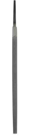 sourcing map Lima cuadrada de corte fino de 6 pulgadas, dientes de doble corte, lima de metal fino de acero de alto carbono T12 sin mango para acabado de madera y metal, modelado de desbaste, gris