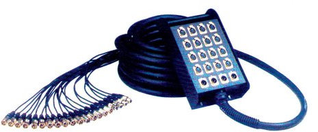 H104/10 - MULTIPAIRE 16 XLR M / 4 XLR F 10M