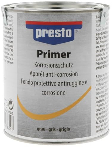 presto 387290 Primer Rost- und Korrosionsschutz grau 750 ml