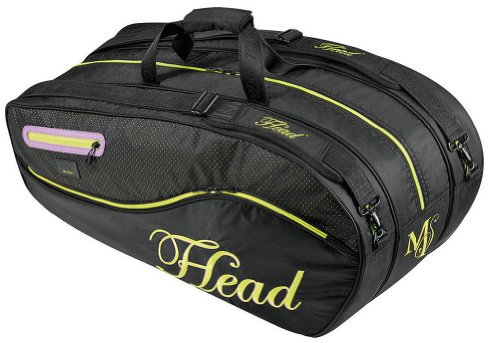 HEAD Tennistasche Ms Tr Combi Bag, Schwarz/Grün/Rosa, 75 x 30.5 x 30.5 cm, 283064