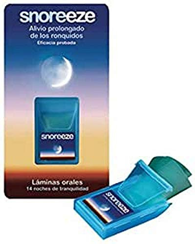 PRIM Snoreeze Laminas Orales para el Alivio de los Ronquidos, 14 Unidades